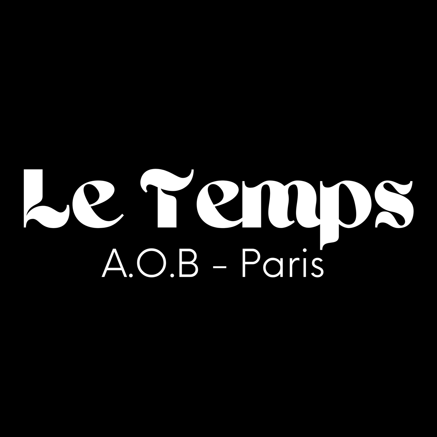 LE SWEAT SANS CAPUCHE "LE TEMPS"