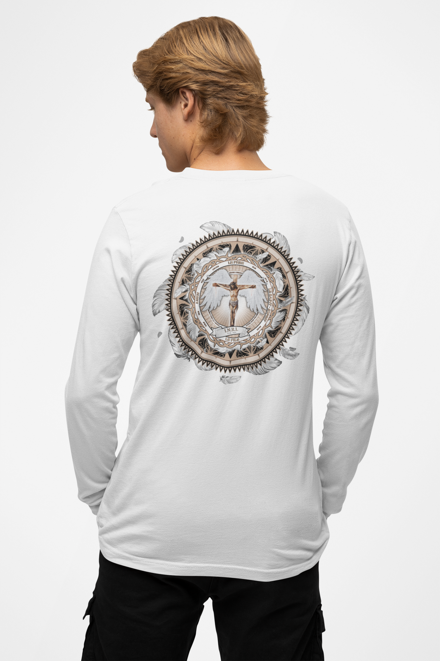 LE T-SHIRT MANCHES LONGUES "I.N.R.I."