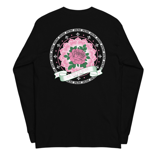 LE T-SHIRT MANCHES LONGUES "LA VIE EN ROSE"
