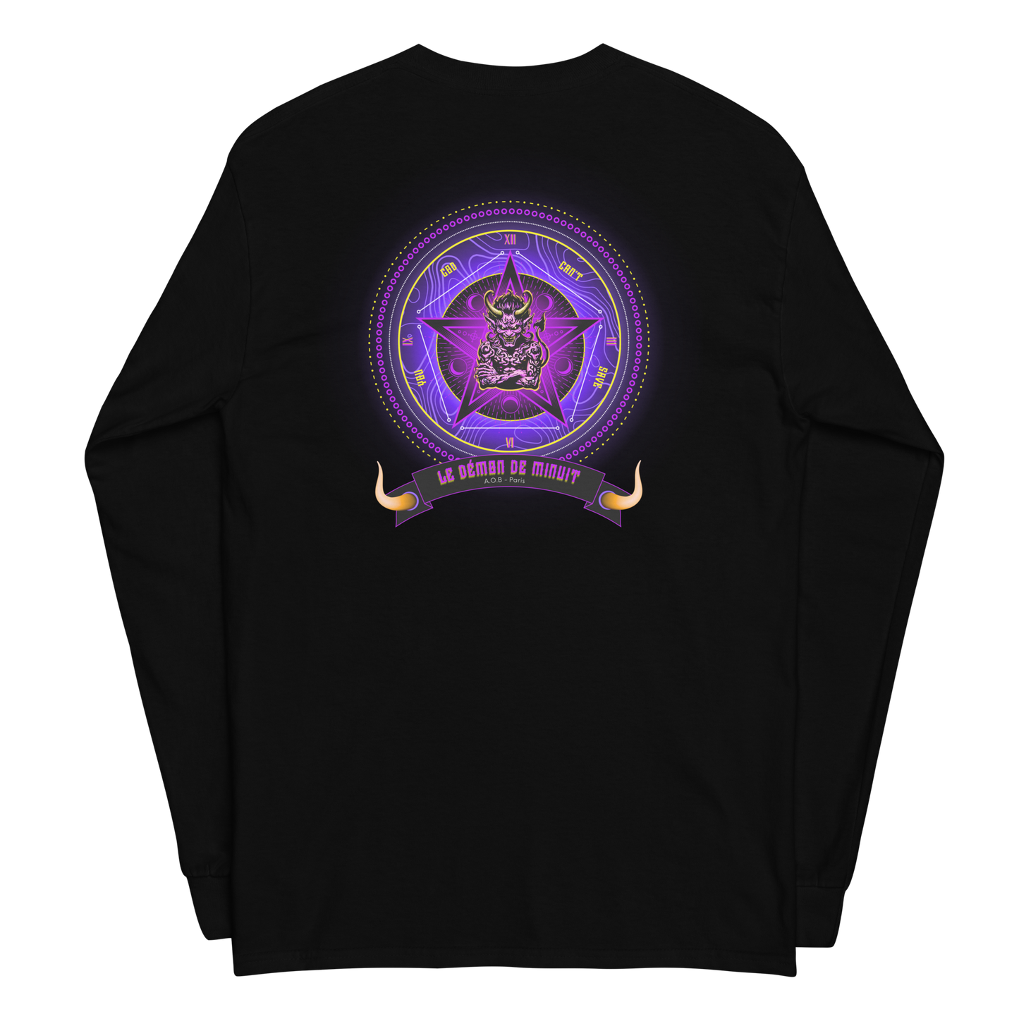 LE T-SHIRT MANCHES LONGUES "LE DÉMON DE MINUIT"