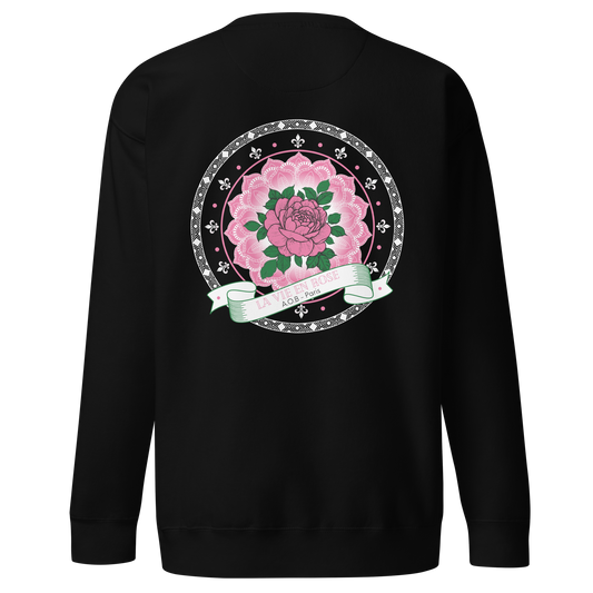LE SWEAT SANS CAPUCHE "LA VIE EN ROSE"