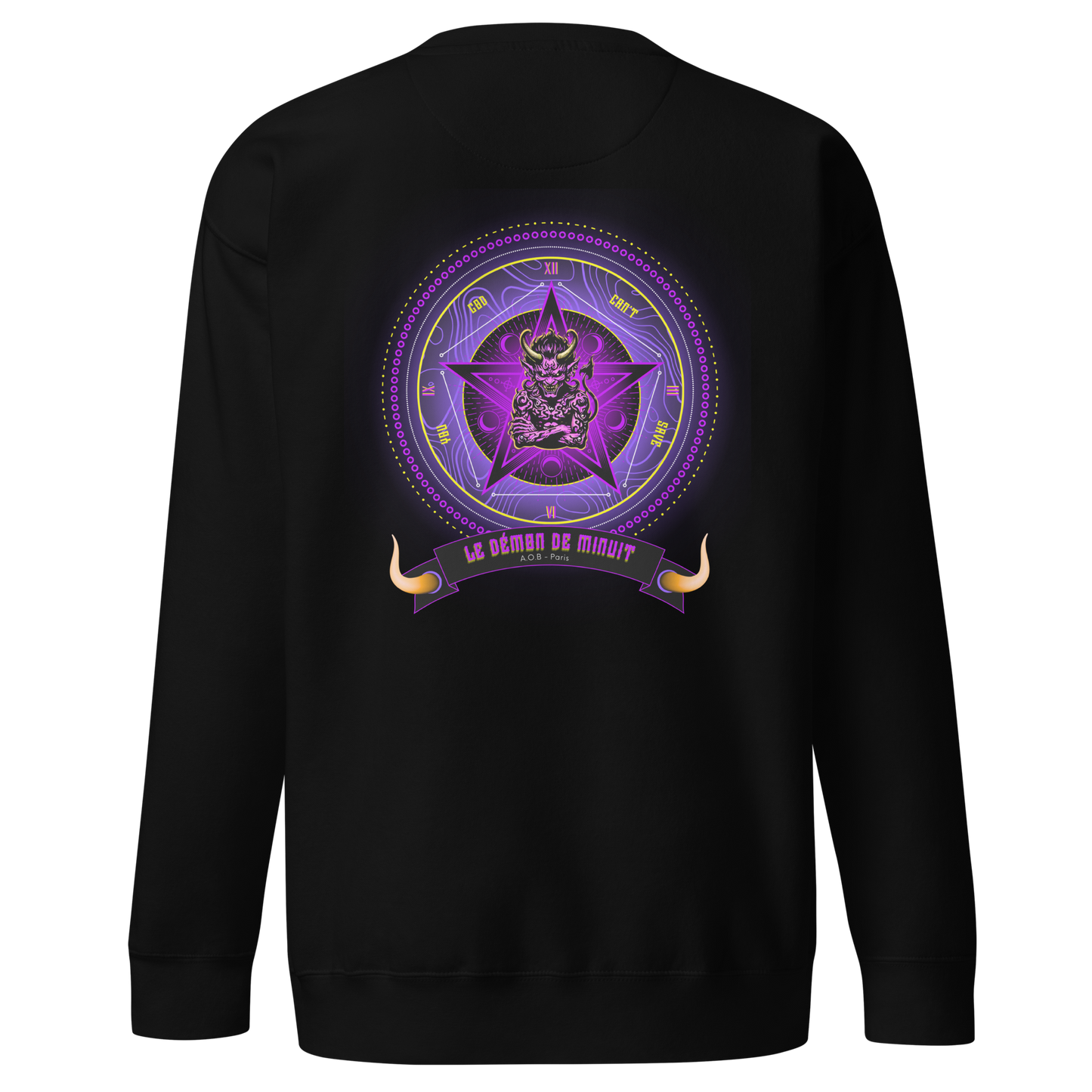 LE SWEAT SANS CAPUCHE "LE DÉMON DE MINUIT"