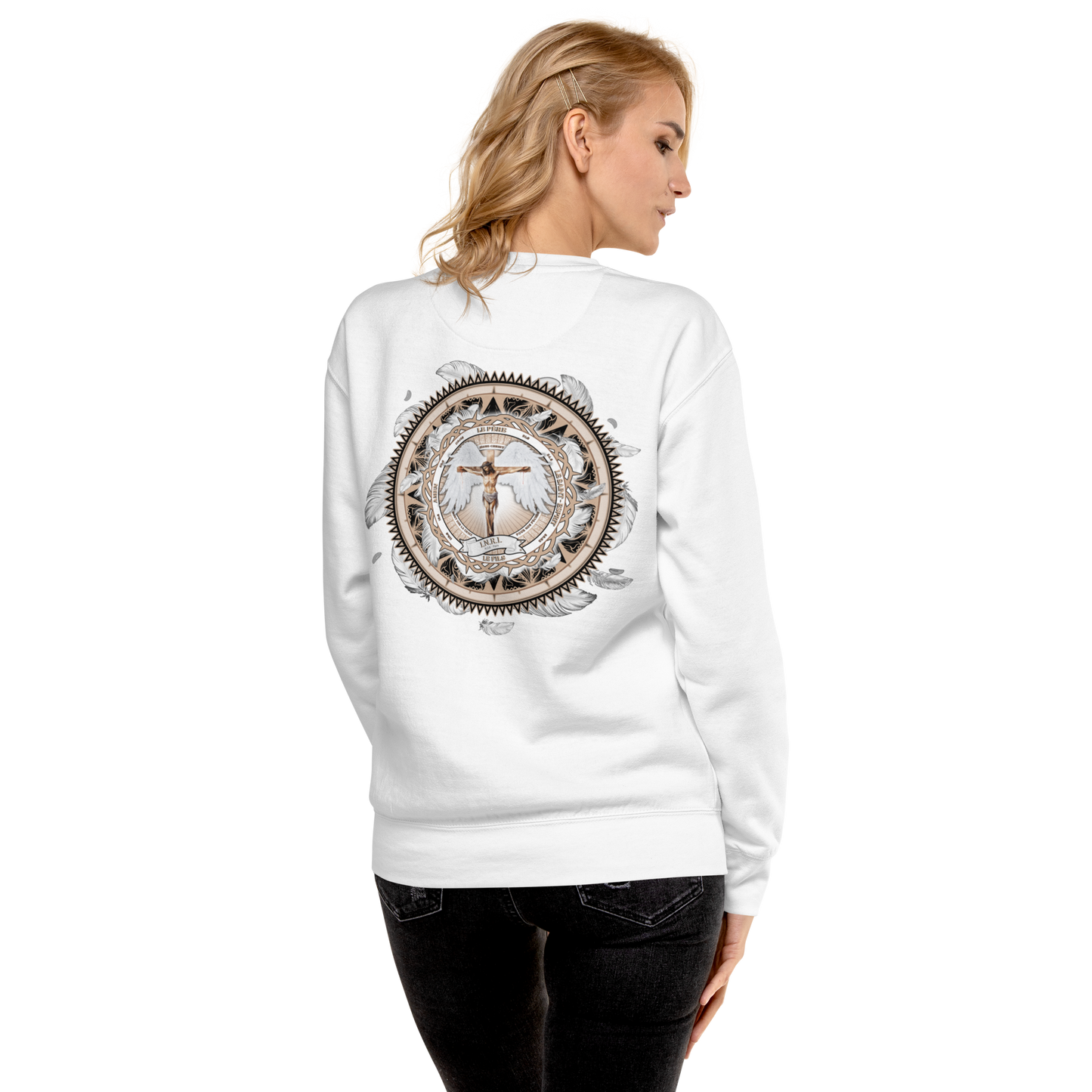 LE SWEAT SANS CAPUCHE "I.N.R.I."