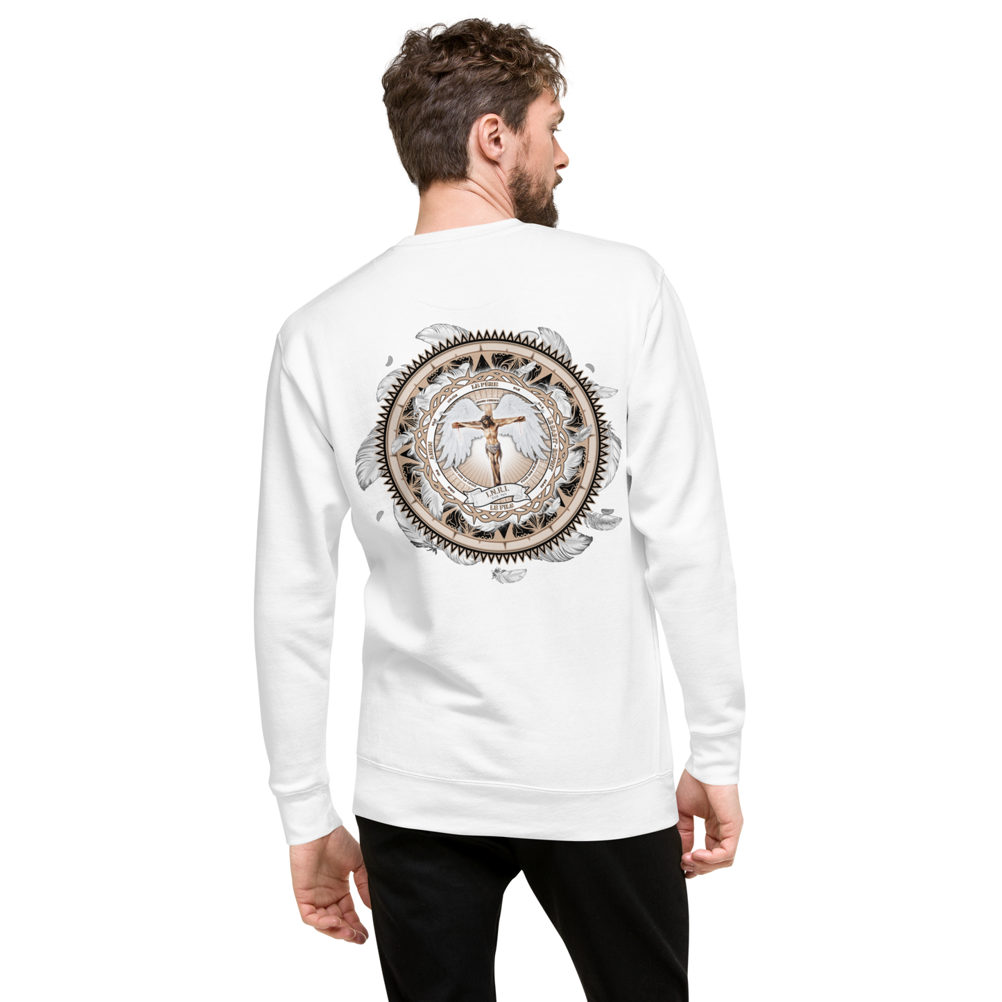 LE SWEAT SANS CAPUCHE "I.N.R.I."