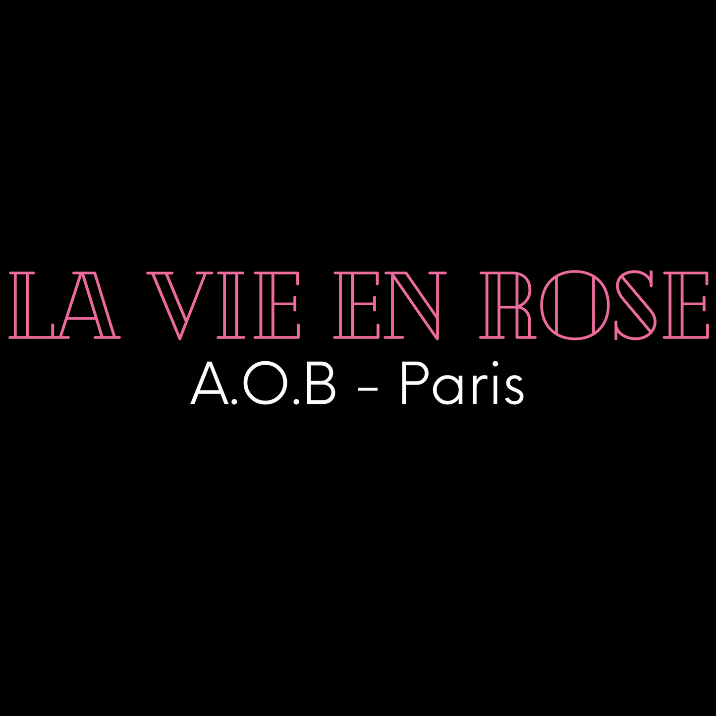 LE SWEAT "LA VIE EN ROSE"